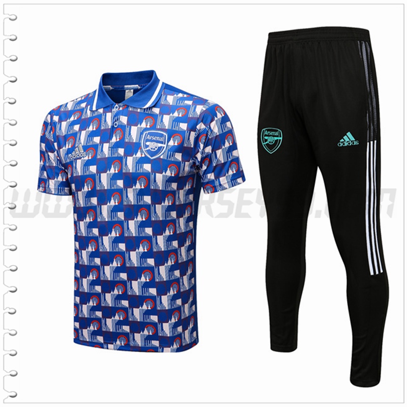 Polo Futbol Arsenal + Pantalones Azul 2022 2023