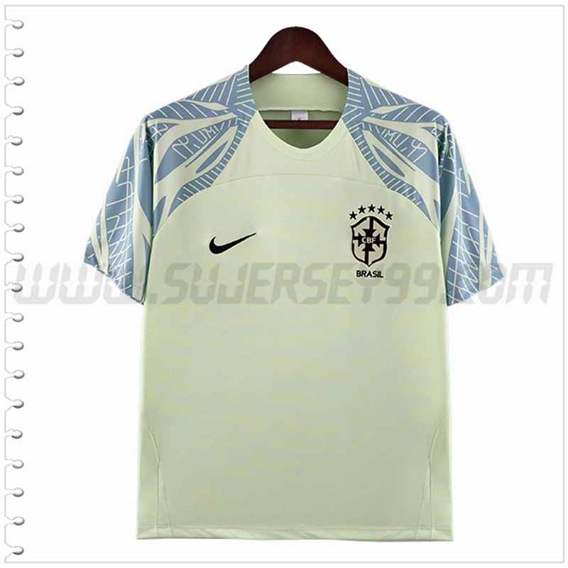 Camiseta Entrenamiento Bresil Verde 2022 2023