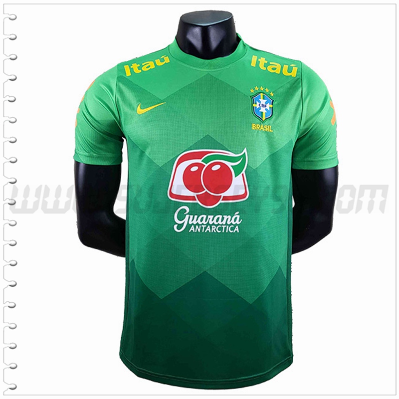 Camiseta Entrenamiento Bresil Verde 2022 2023 -02