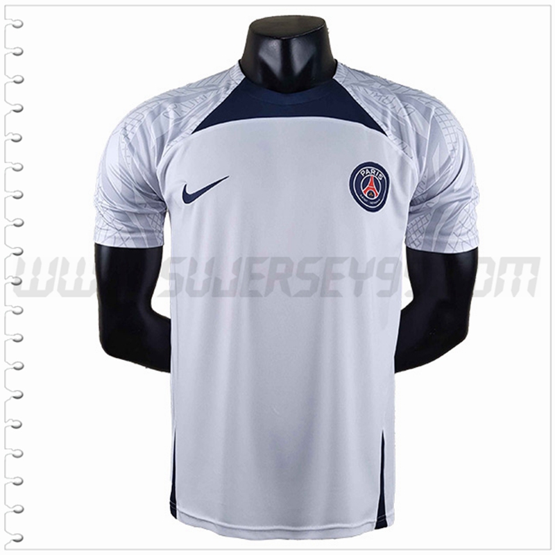 Camiseta Entrenamiento PSG Blanco 2022 2023