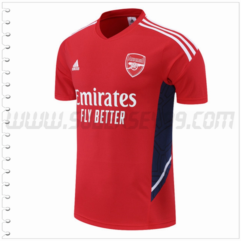 Camiseta Entrenamiento Arsenal Rojo 2022 2023