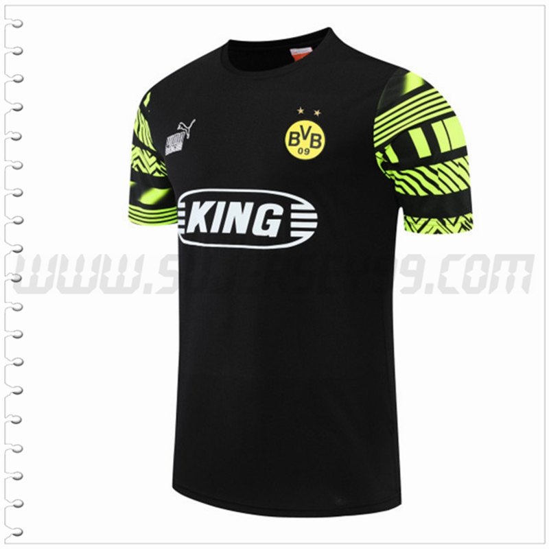 Camiseta Entrenamiento Dortmund BVB Negro 2022 2023