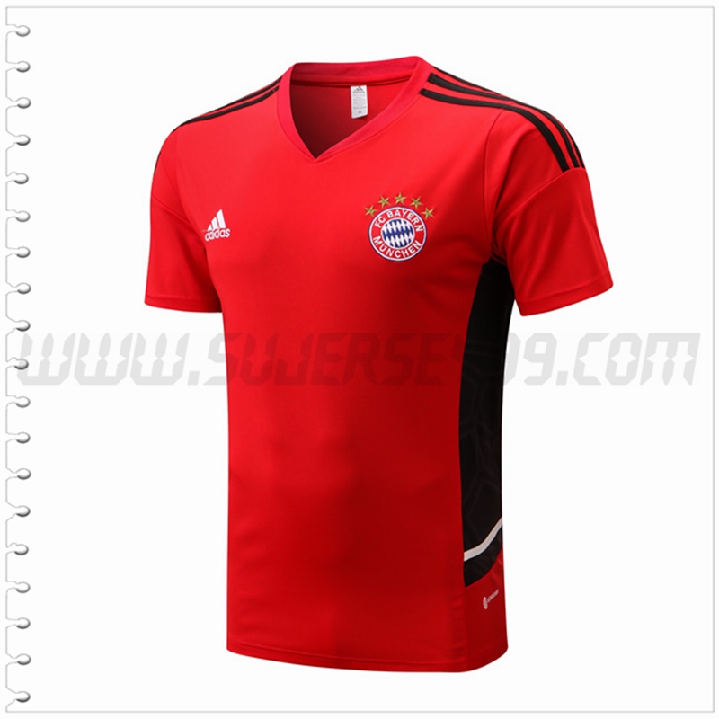 Camiseta Entrenamiento Bayern Munich Rojo 2022 2023