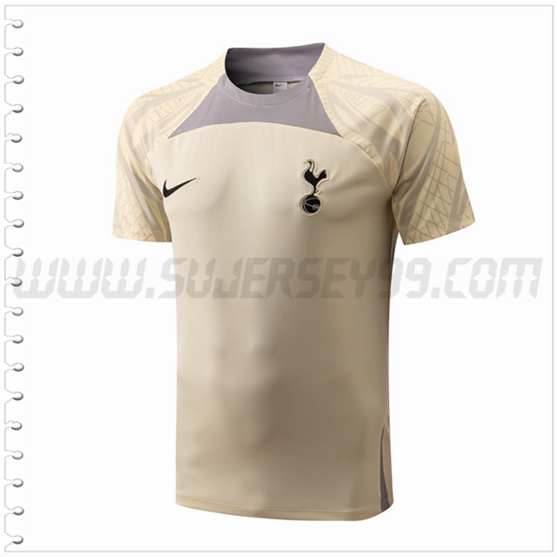 Camiseta Entrenamiento Tottenham Hotspur Amarillo 2022 2023