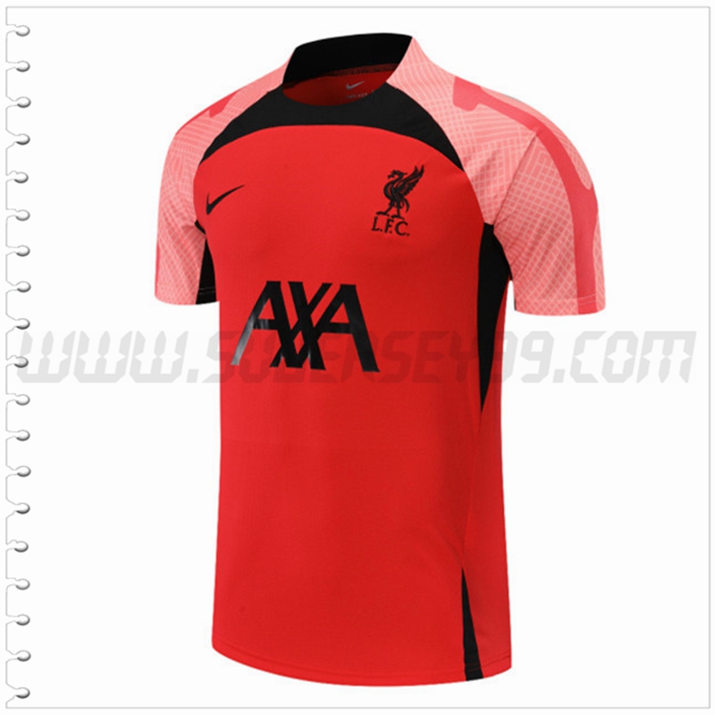 Camiseta Entrenamiento FC Liverpool Rojo/Rosa 2022 2023