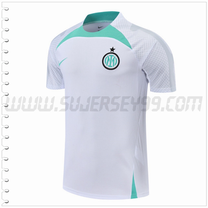 Camiseta Entrenamiento Inter Milan Blanco 2022 2023