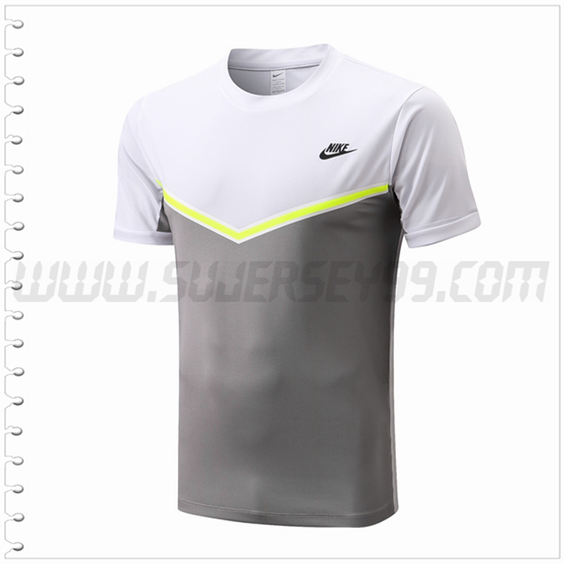 Camiseta Entrenamiento Nike Gris/Blanco 2022 2023