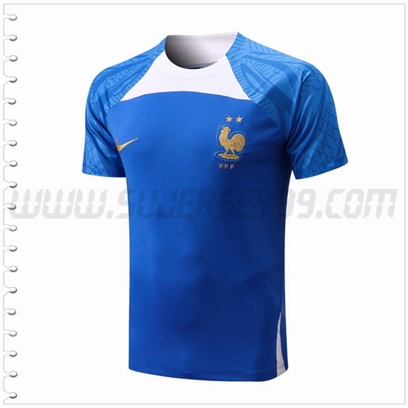 Camiseta Entrenamiento Francia Azul 2022 2023