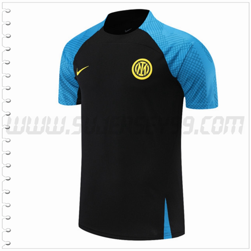 Camiseta Entrenamiento Inter Milan Negro 2022 2023