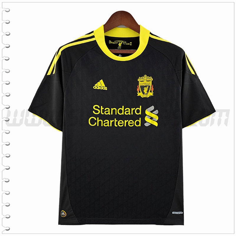 Tercera Camiseta Futbol FC Liverpool Retro 2010/2011