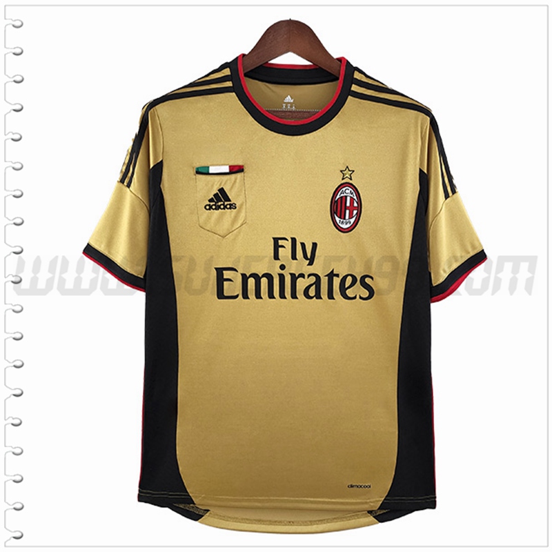 Tercera Camiseta Futbol AC Milan Retro 2013/2014