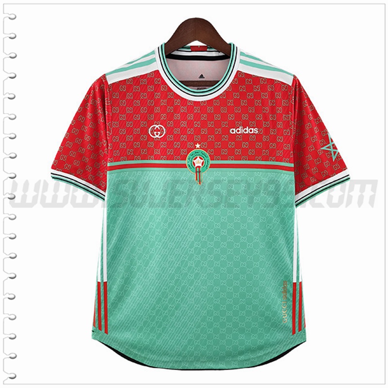 Camiseta Equipo Marruecos co Marca 2022 2023