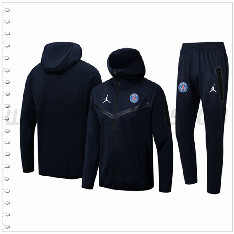 Chaqueta con Capucha Chandal del Jordan PSG Azul Marina 2022 2023