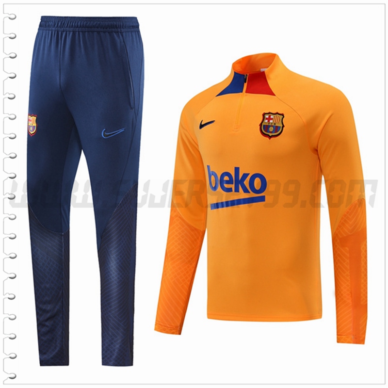 Chandal del FC Barcelona Naranja 2022 2023