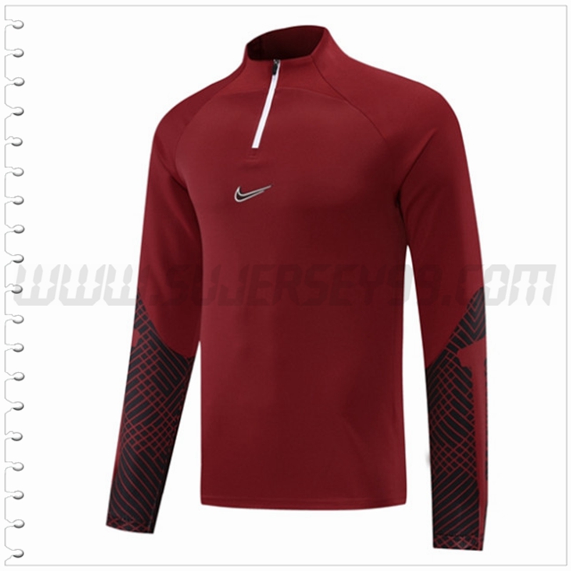 Sudadera Entrenamiento Nike Rojo Oscuro 2022 2023