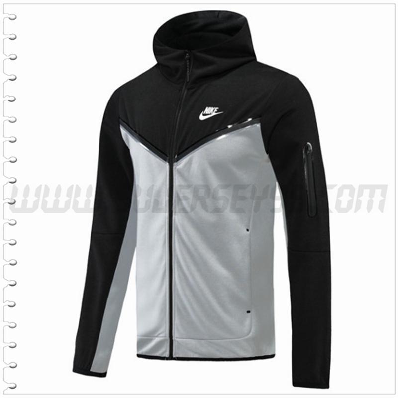 Chaqueta con Capucha Nike Negro/Gris 2022 2023