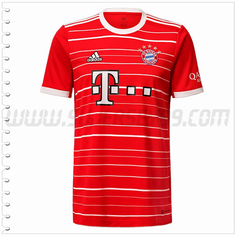 Primera Camiseta Futbol Bayern Munich 2022 2023