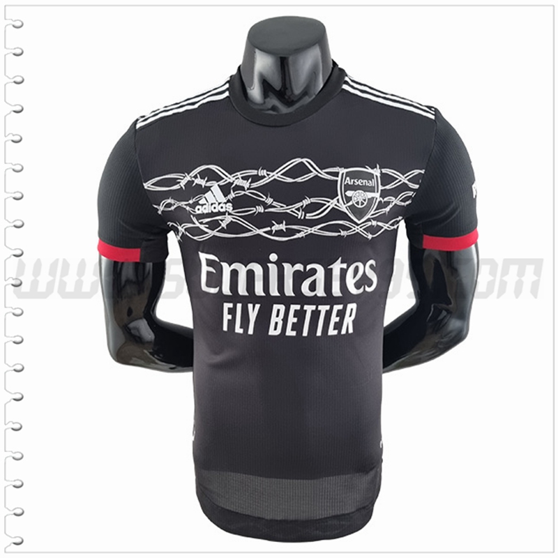 Camiseta Futbol FC Arsenal Negro Edición Especial 2022 2023