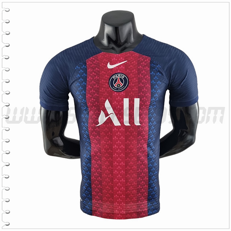 Camiseta Futbol PSG Rojo Azul Version conjunta 2022 2023