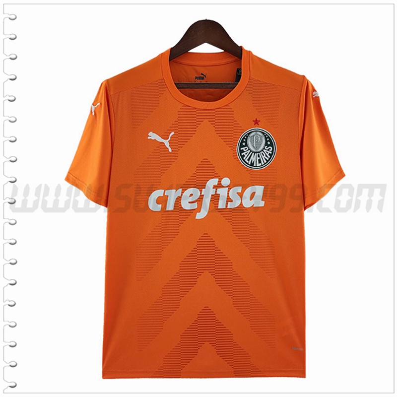 Camiseta Futbol Portero Palmeiras Naranja 2022 2023