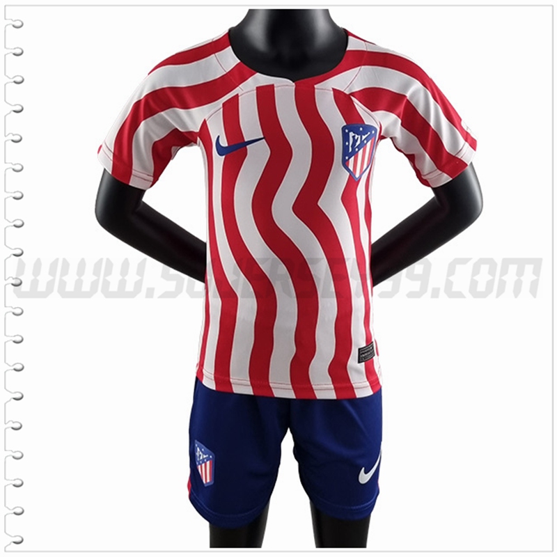 Equipacion del Atletico Madrid Ninos 2022 2023