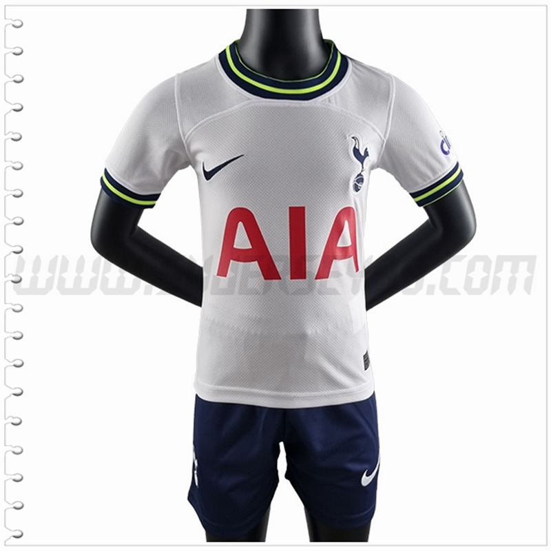 Equipacion del Tottenham Hotspurs Ninos 2022 2023