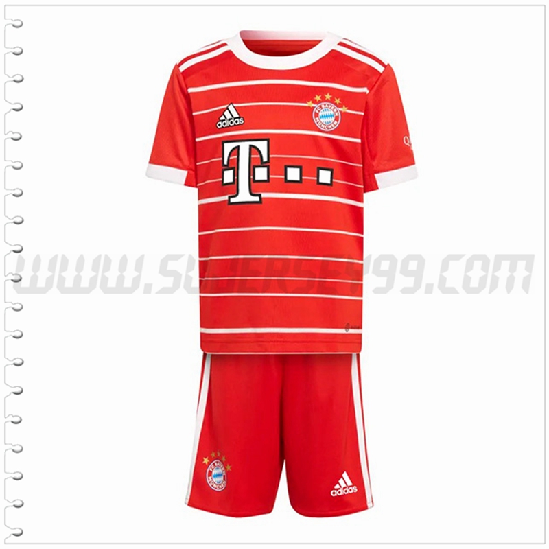 Equipacion del Bayern Munich Ninos 2022 2023