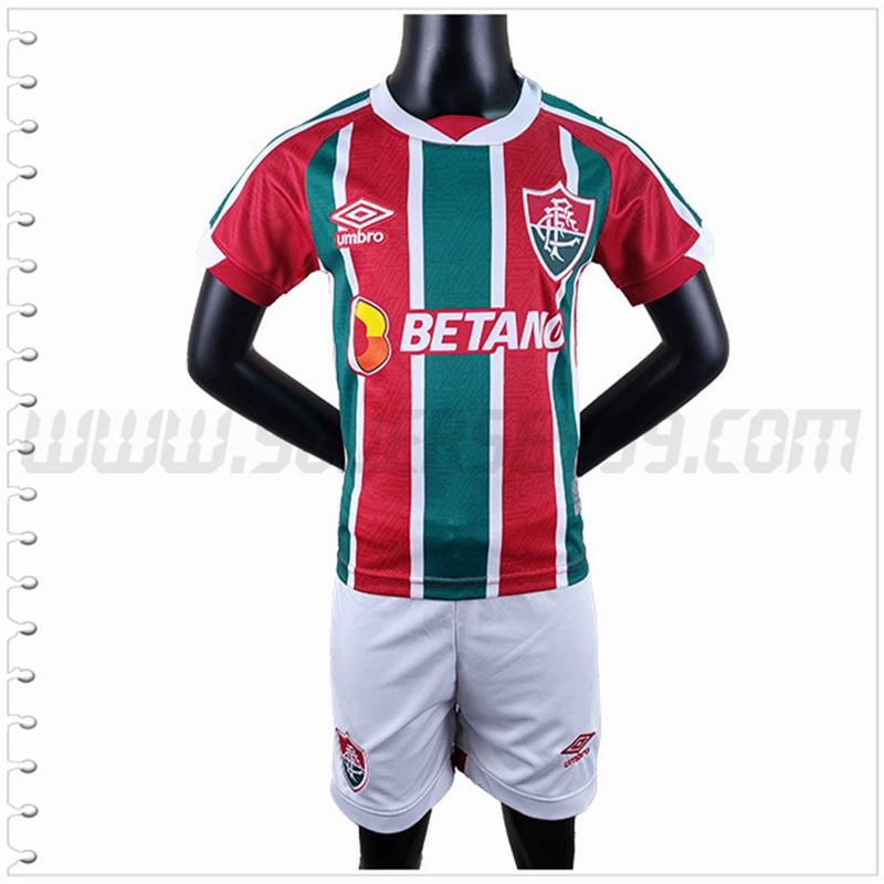 Equipacion del Fluminense Ninos 2022 2023