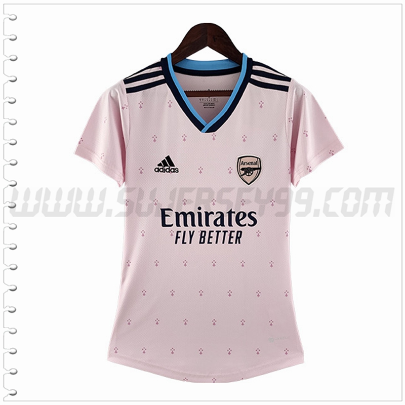 Tercera Camiseta Futbol FC Arsenal Mujer 2022 2023