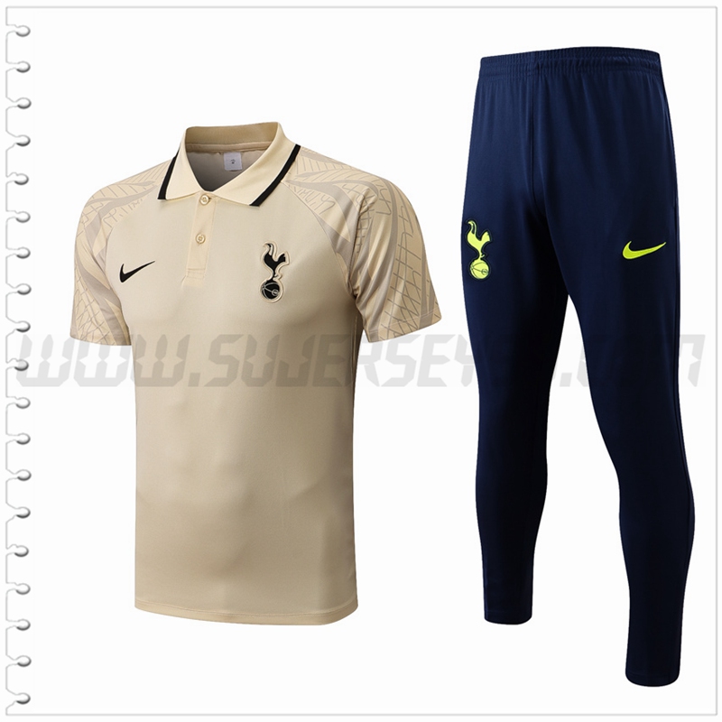 Polo Futbol Tottenham Hotspur + Pantalones Amarillo 2022 2023
