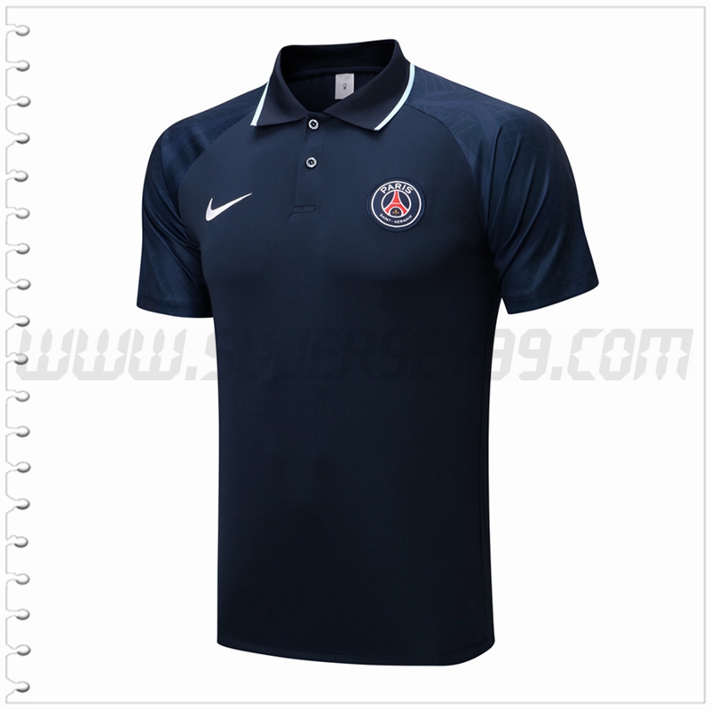 Polo Futbol PSG Azul Marina 2022 2023