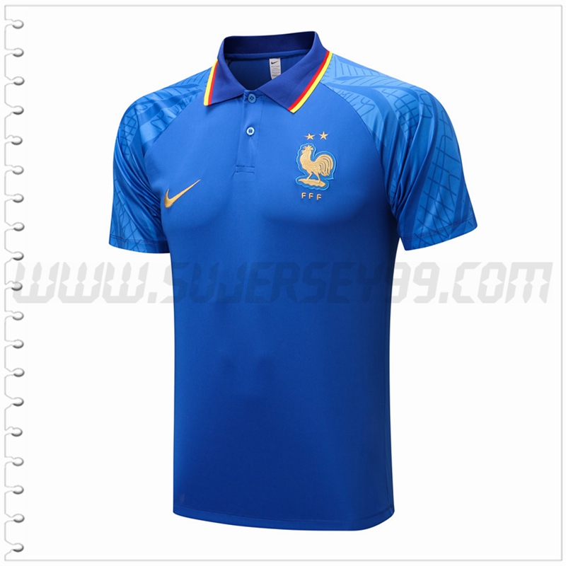 Polo Futbol Francia Azul 2022 2023