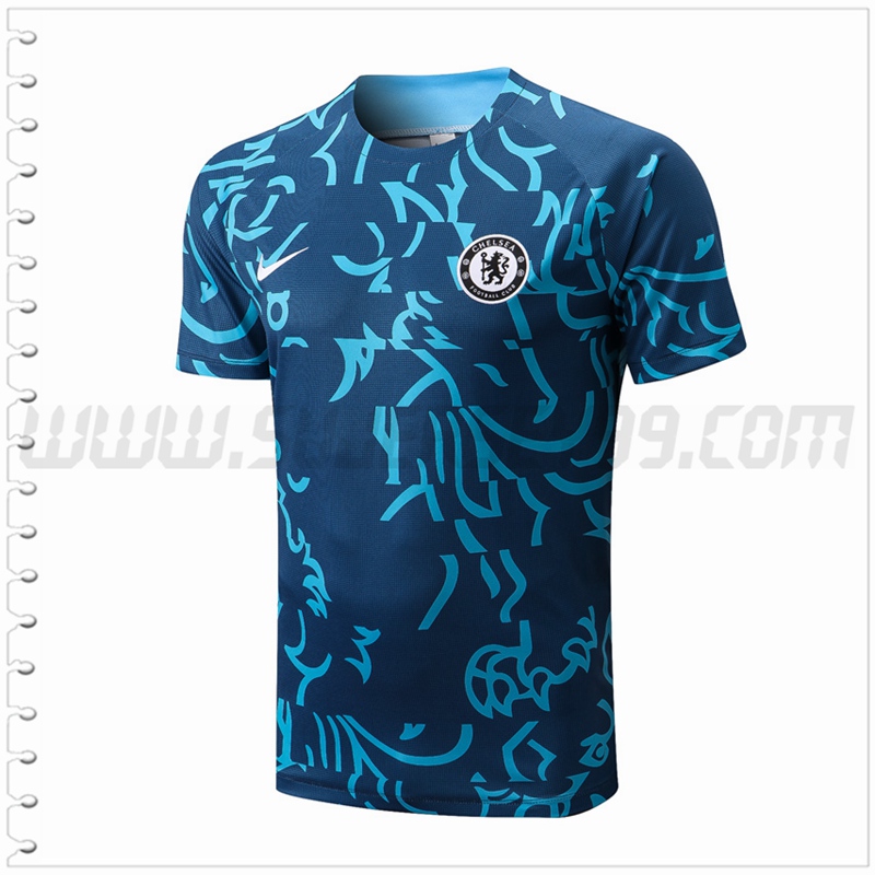 Camiseta Entrenamiento FC Chelsea Azul 2022 2023