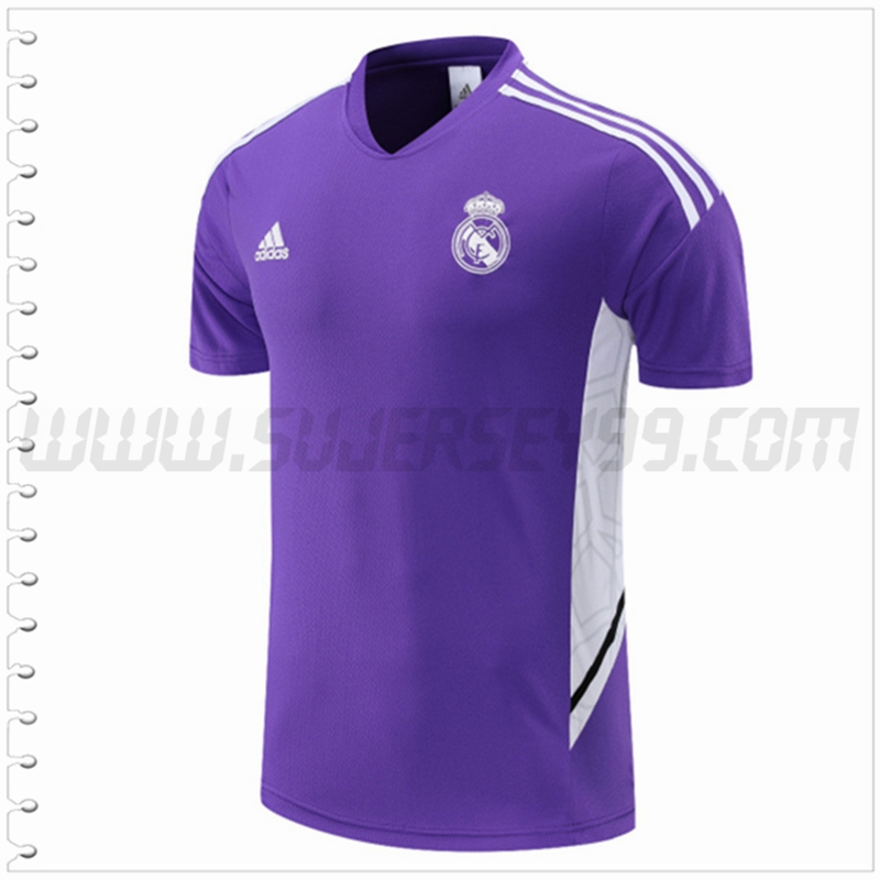 Camiseta Entrenamiento Real Madrid Violeta 2022 2023