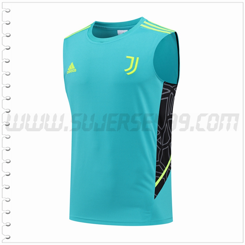 Camiseta Entrenamiento Sin Mangas Juventus Azul 2022 2023