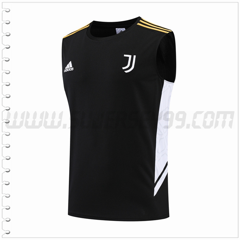 Camiseta Entrenamiento Sin Mangas Juventus Negro 2022 2023