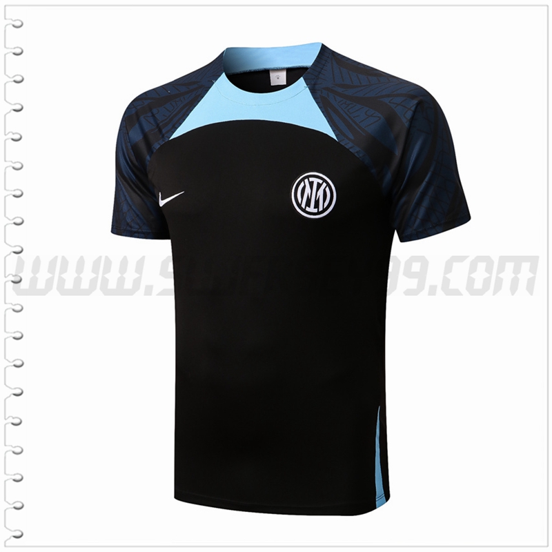 Camiseta Entrenamiento Inter Milan Negro 2022 2023