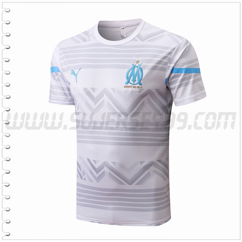 Camiseta Entrenamiento Marsella OM Blanco 2022 2023