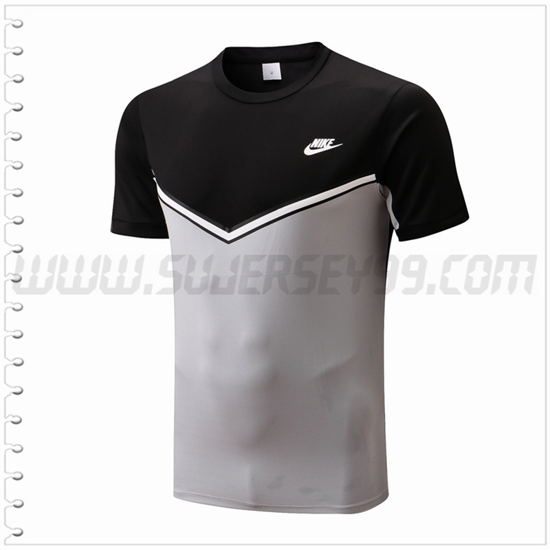 Camiseta Entrenamiento Nike Negro/Gris 2022 2023