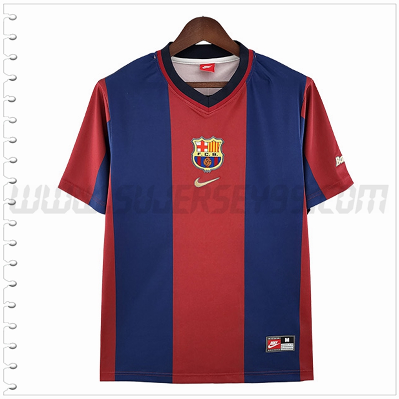 Primera Camiseta Futbol FC Barcelona Retro 1998/1999