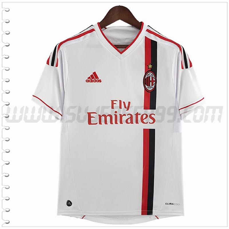 Segunda Camiseta Futbol AC Milan Retro 2011/2012