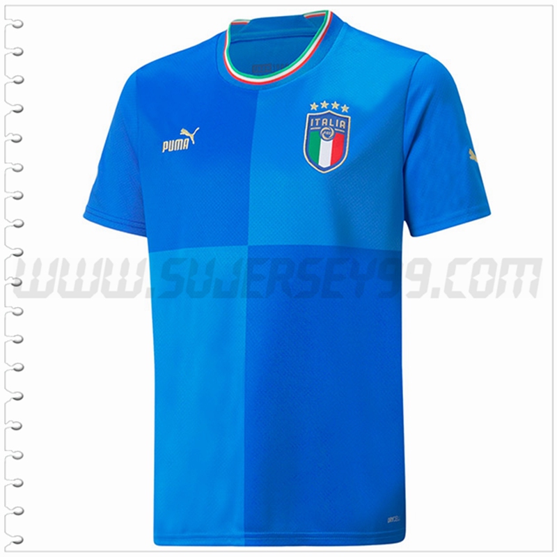 Primera Nuevo Camiseta Italia Azul 2022 2023