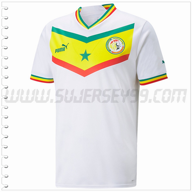 Primera Nuevo Camiseta Senegal Blanco 2022 2023