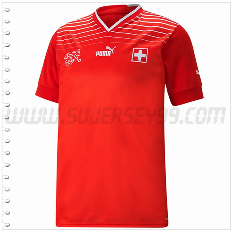 Primera Nuevo Camiseta Suiza Rojo 2022 2023