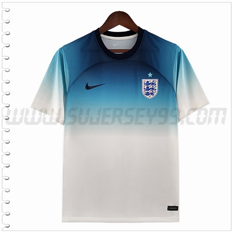 Camiseta Equipo Inglaterra Blanco Azul 2022 2023