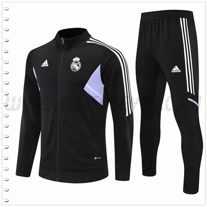 Chaqueta Chandal del Real Madrid Negro 2022 2023