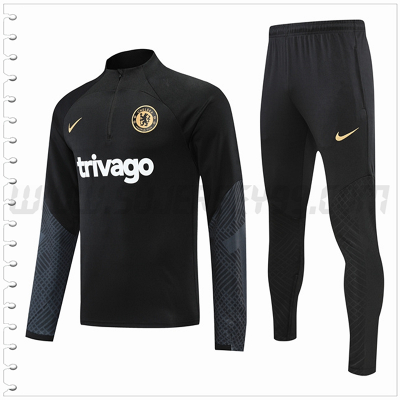 Chandal del FC Chelsea Negro 2022 2023