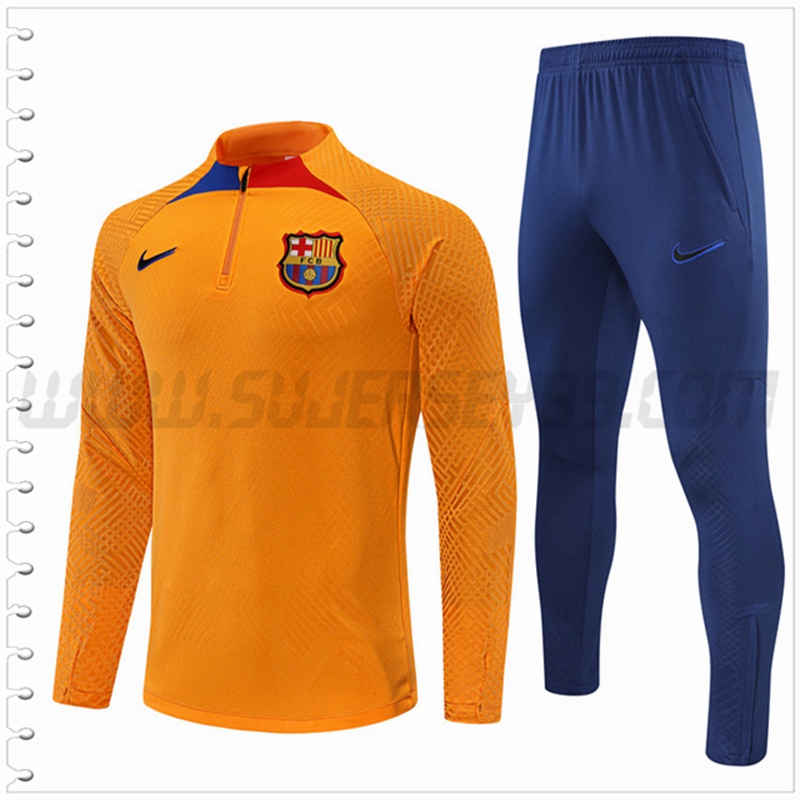 Chandal del FC Barcelona Amarillo 2022 2023