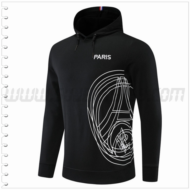 Sudadera con Capucha PSG Negro 2022 2023