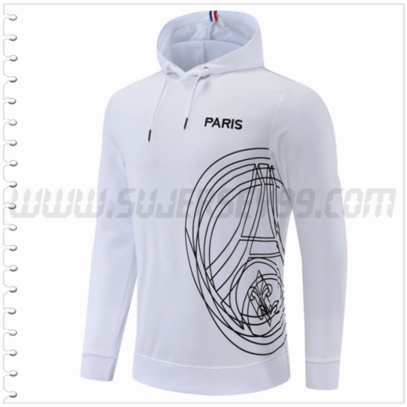 Sudadera con Capucha PSG Blanco 2022 2023